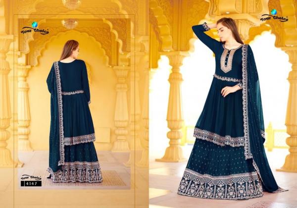 Your Choice Kohinoor Georgette Festive Wear Designer Salwar Suits